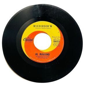 Al Martino 45 RPM Vinyl Single Wiederseh'n / The Minute You're Gone Pop